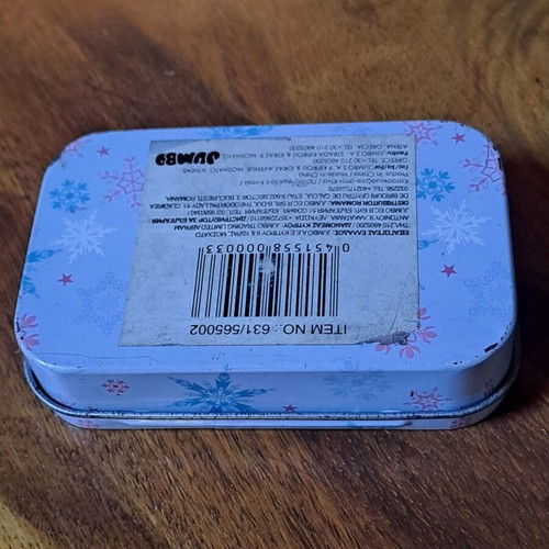 Frozen metal box used