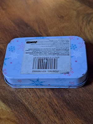 Frozen metal box used