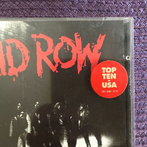 Skid Row CD used, metal genre, original 1989 Germany