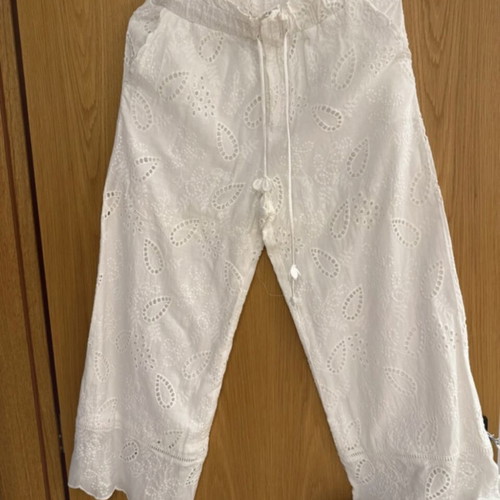 Zini boutique pants like new, white, size M