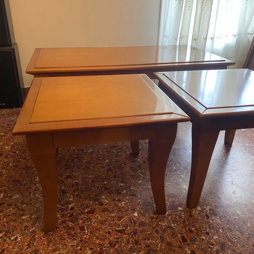 Coffee table set used, 3 pieces