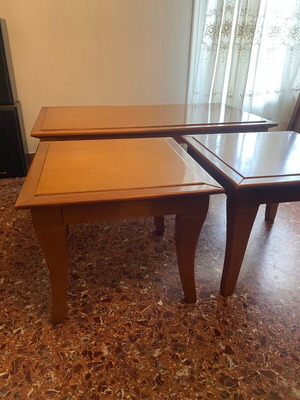 Coffee table set used, 3 pieces