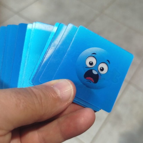 Emoji lenticular cards, set of 18