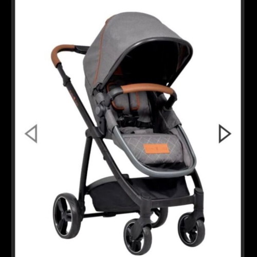 Kiddo Jazz Deluxe 2-in-1 stroller like new with footmuff