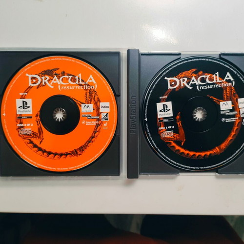 Dracula The Resurrection PS1 game used
