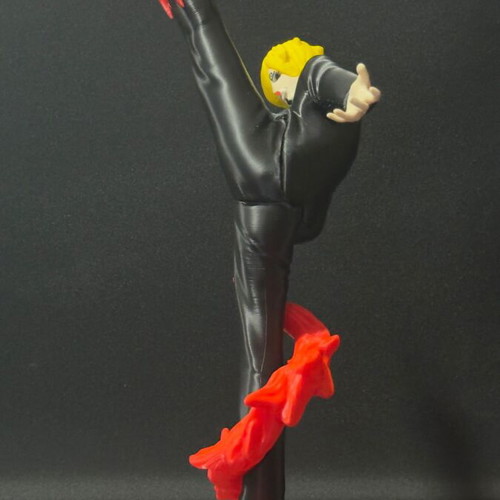 Sanji One Piece figure 39cm with flame effect made to order