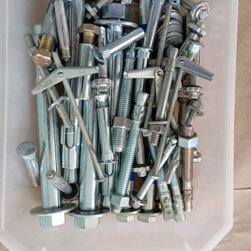 Bolts new with nuts, anchors and washers