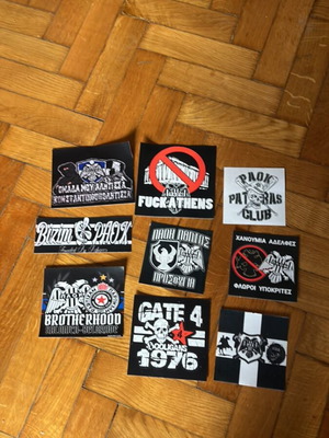 PAOK stickers new, pack of 100 pieces