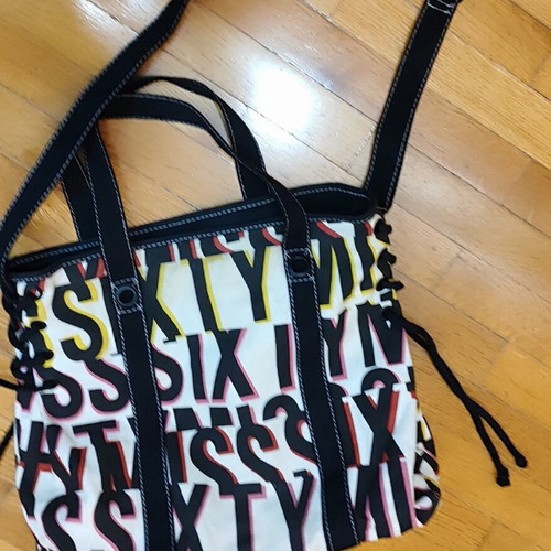 Sixty SpA Tote Bag Y2K canvas shoulder bag like new