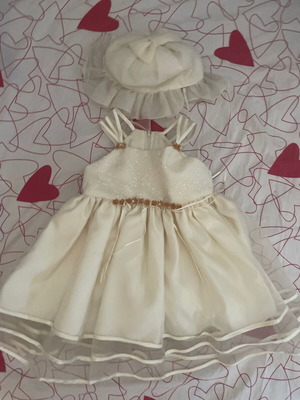 Baptism set for girl new