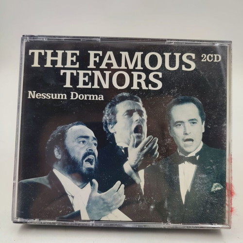The Famous Tenors 2 CD set Nessum Dorma classical music mint