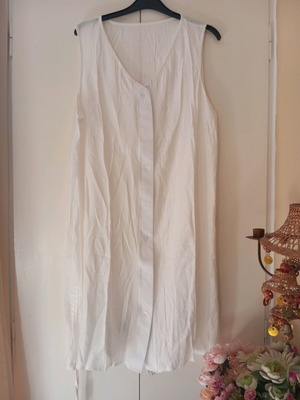 White transparent blouse dress new, size XL