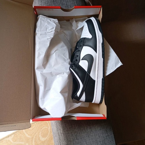 Nike Dunk Low Retro καινούργια, μαύρο-άσπρο, νούμερο 40