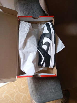 Nike Dunk Low Retro καινούργια, μαύρο-άσπρο, νούμερο 40