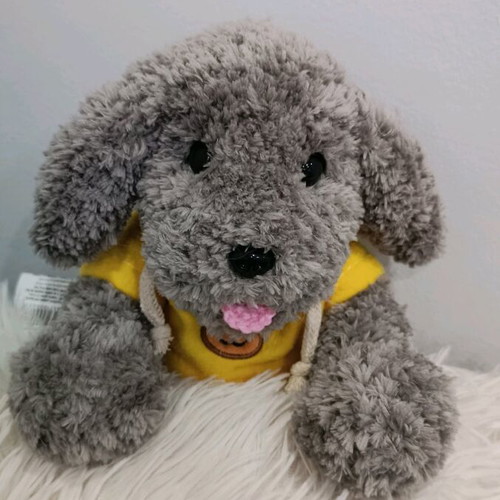 Handmade knitted puppy custom made