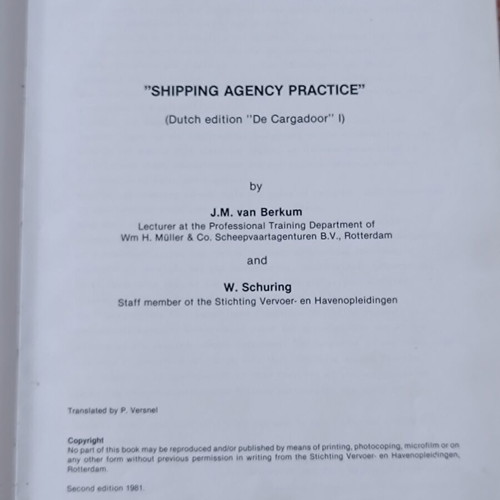 Shipping Agency Practice book like new, English