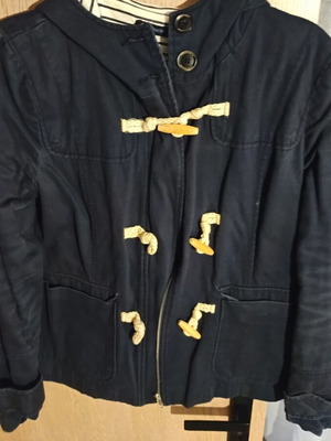Stradivarius navy blue outerwear like new, size M