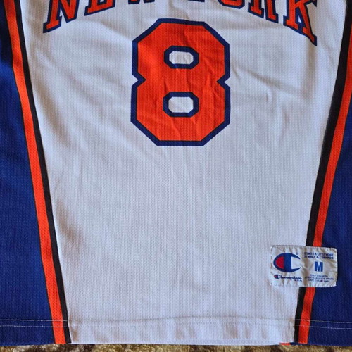 Champion New York Knicks Latrell Sprewell 8 Jersey size M used