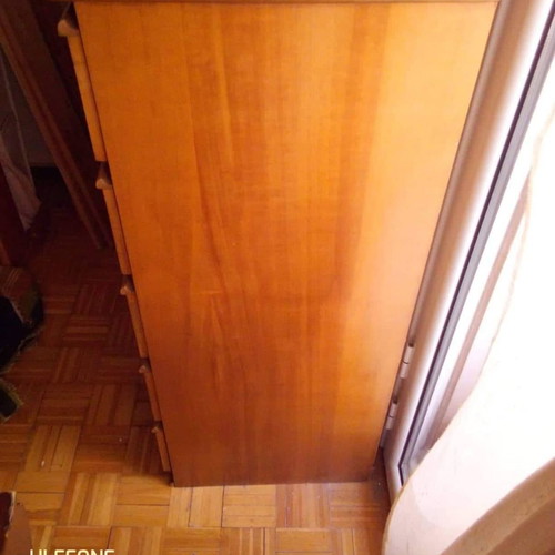 Chest of drawers with 5 drawers used, wooden
