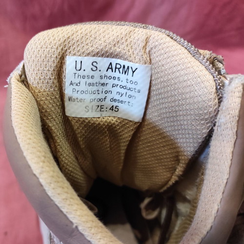 Delta USA Army summer boots size 45 like new, Cordura
