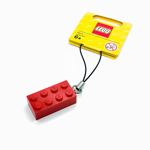 LEGO Strap red 2x4 brick keychain set 853186