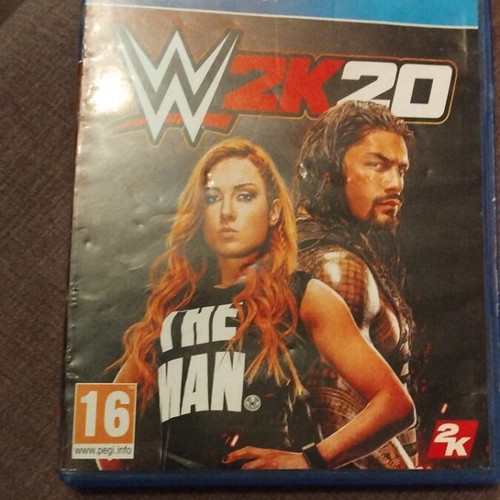 WWE 2K20 PlayStation 4 game like new, sports genre