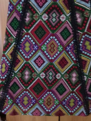 Dixie women's handmade skirt like new, multicolored
