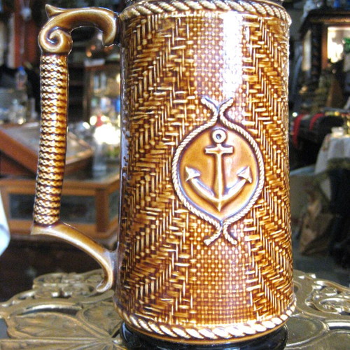 Faience jug used with beautiful decoration