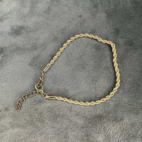 Rope Chain Bracelet gold color new