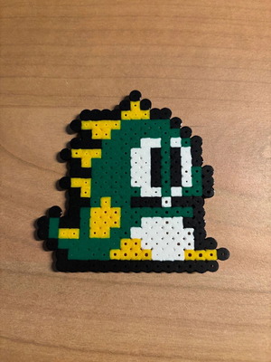 Retro beads Bubble Bobble Bub καινούργιο, αυθεντικά Hama beads
