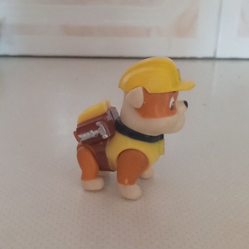 Paw Patrol figure (Rubble) used