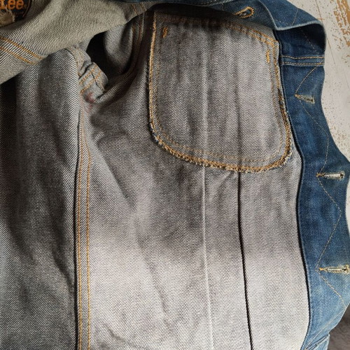 Lee Vintage 70's original denim jacket like new, unisex, blue