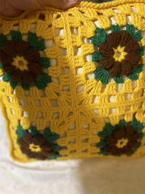 Decorative pillow with goose down like new, Germany, 38x38 cm