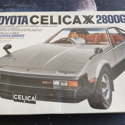 Toyota Celica X 2800GT sealed 1:24 scale model kit Tamiya