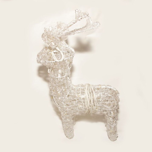 Christmas lighted reindeer used
