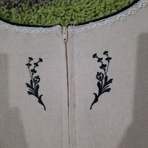 Sonnestein Austria traditional blouse new, linen and cotton, size S/M