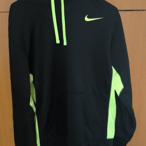 Nike Therma Fit hoodie large like new black and yellow