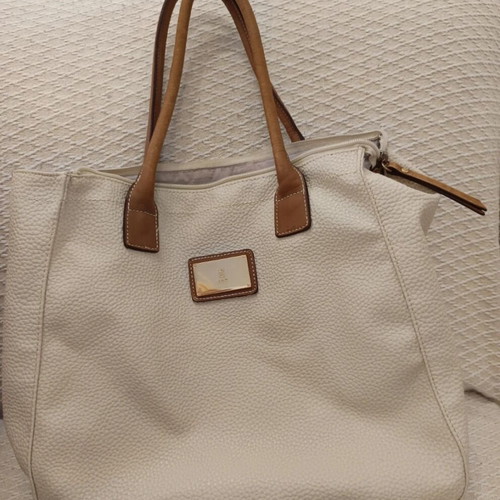 Kem shoulder bag large size new, beige and brown