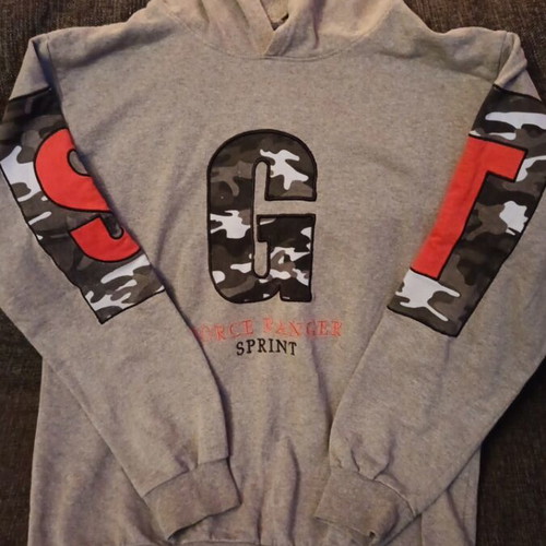 Sprint sweatshirt for 14-year-olds used, grey with thin fleece lining