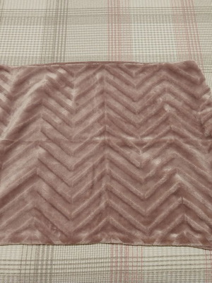 Fur pillowcase NEF NEF color dusty apple new, double-sided 48x64 cm