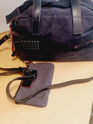 Τσάντα μπόουλινγκ FRNC μεταχειρισμένη, χειρός και ώμου, μαύρο-κόκκινο