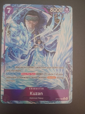 One Piece Kuzan card new