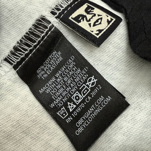 Obey mini skirt like new, pied-de-poule pattern, black and white