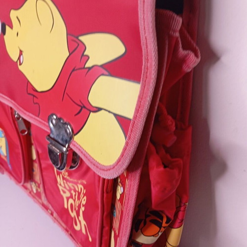 Disney Winnie the Pooh & Tigger School Bag like new, red
