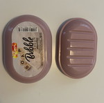 Plastic soap case used, pink