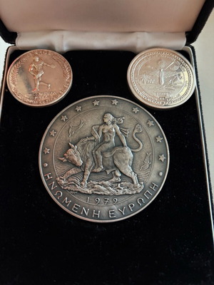 Silver coins collection .999 purity, total 5oz, new