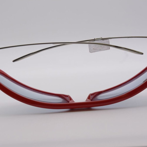 Dolce & Gabbana 2142 910 New Vintage Sunglasses Red Shield Mask Italy NOS