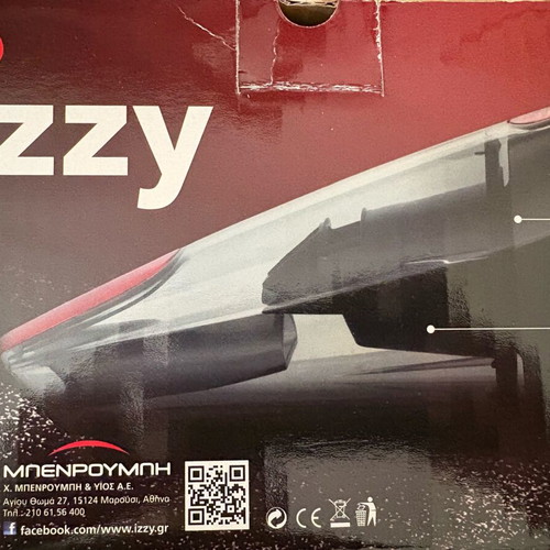 Izzy handheld vacuum cleaner wet & dry used with accessories