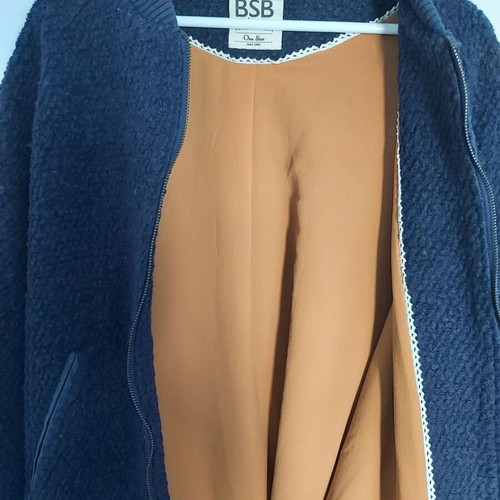 BSB blue outerwear new, poncho style, one size