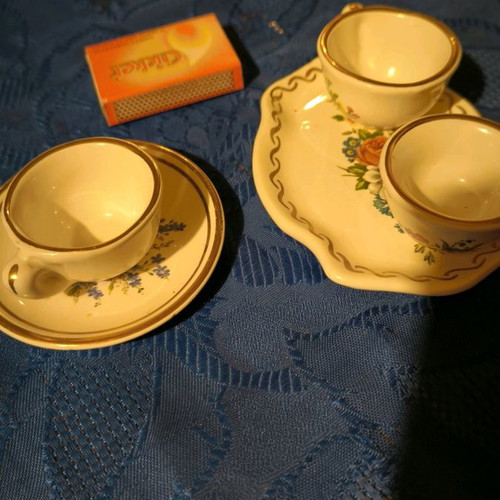 Small Japanese porcelain tea set